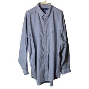 Ralph Lauren Yarmouth 100% Cotton Button Down Shirt - 18 34/35